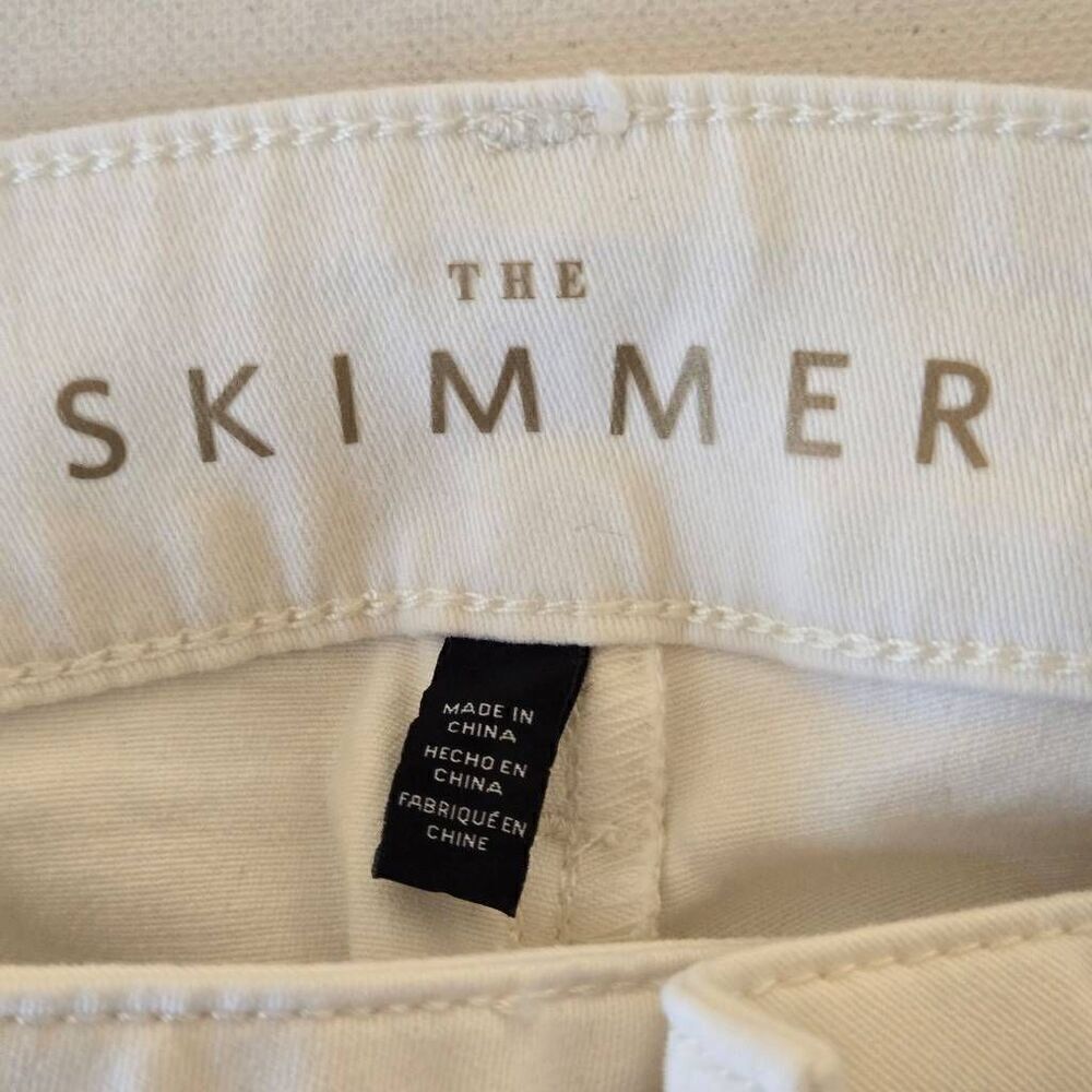 White House Black Market Womens Low Rise The Skimmer Ankle Jeans White Size 4 - Picture 6 of 16